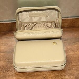 Giorgio Armani Eva Air Firm Shell Zippered Toiletries Case - Lot of 2